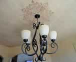 Formal Dining Room Faux Finish and Ceiling Medallion